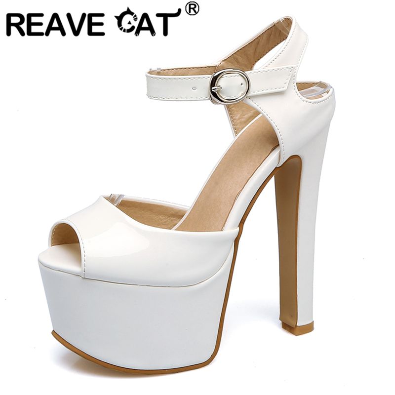 Leopard Print Heels - REAVE CAT mode femmes sandales Peep