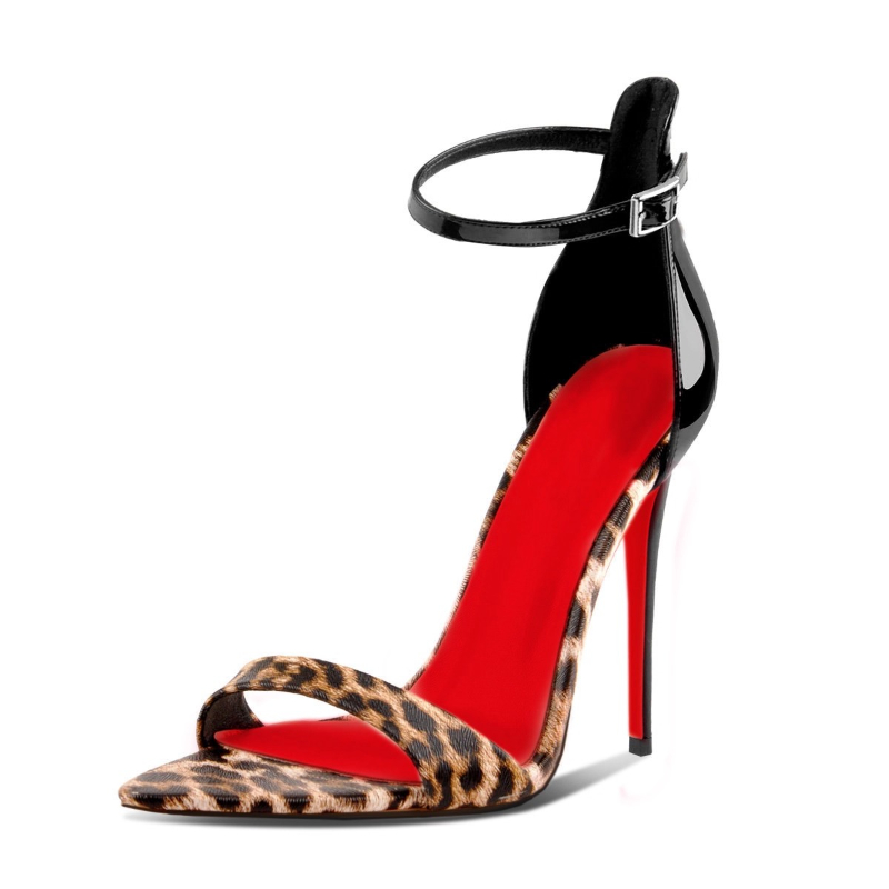 Leopard Print Heels - Talons hauts à bout pointu imprimé