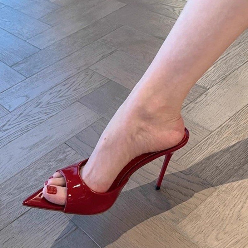 Women'S Shoes Peep Toe - Sandales d'été à talons hauts fins