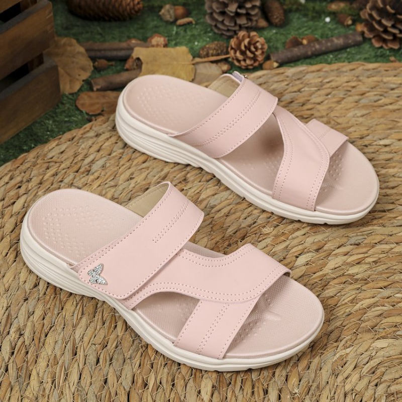 Women'S Shoes Peep Toe - Chaussures d'été compensées à plateforme pour