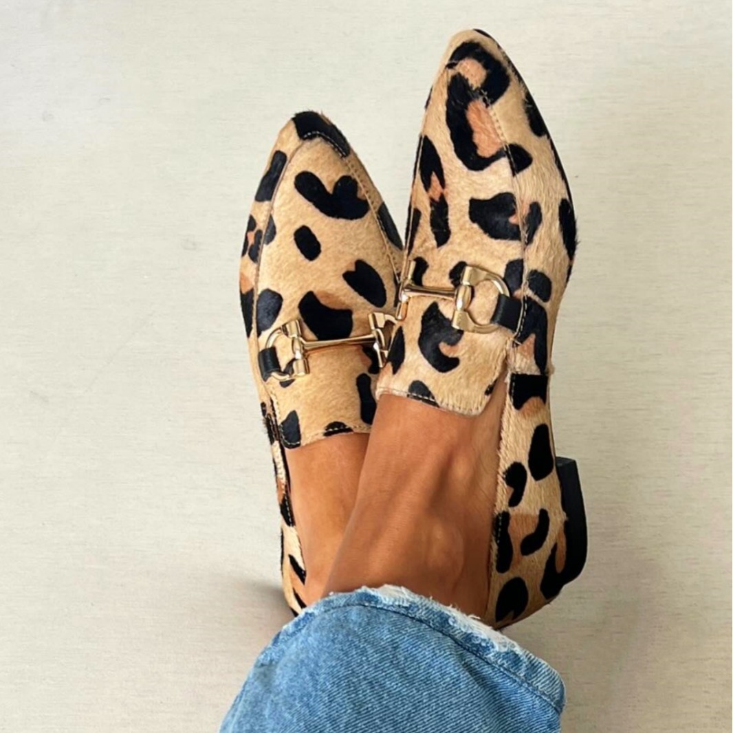 Leopard Print Heels - Chaussures Femme Grande Taille 40-43 Imprimé