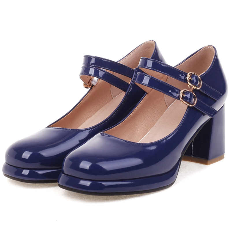 Women'S Shoes Navy Blue - Escarpins élégants à talons hauts pour