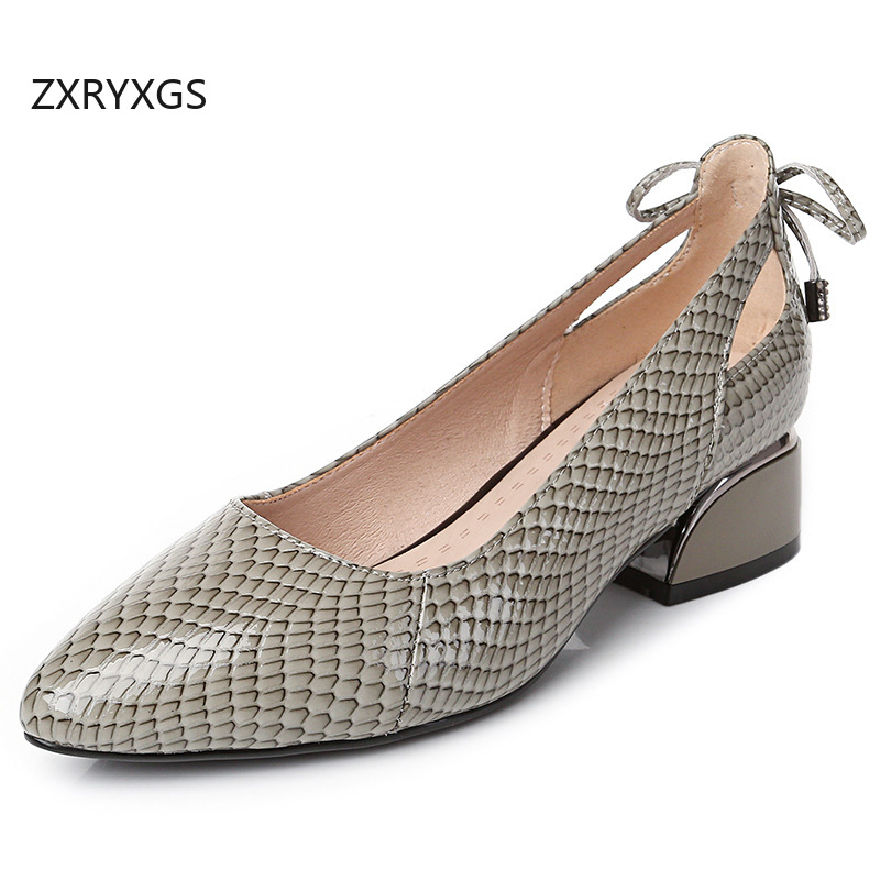 Women Shoes Size 4 In Cm - ZXRYXGS 2025 nouveau automne haut peau