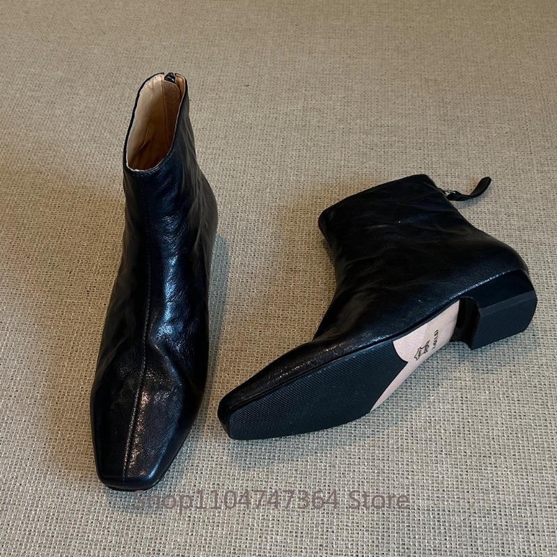 Women'S Shoes Hike - Bottines rétro en peau de mouton