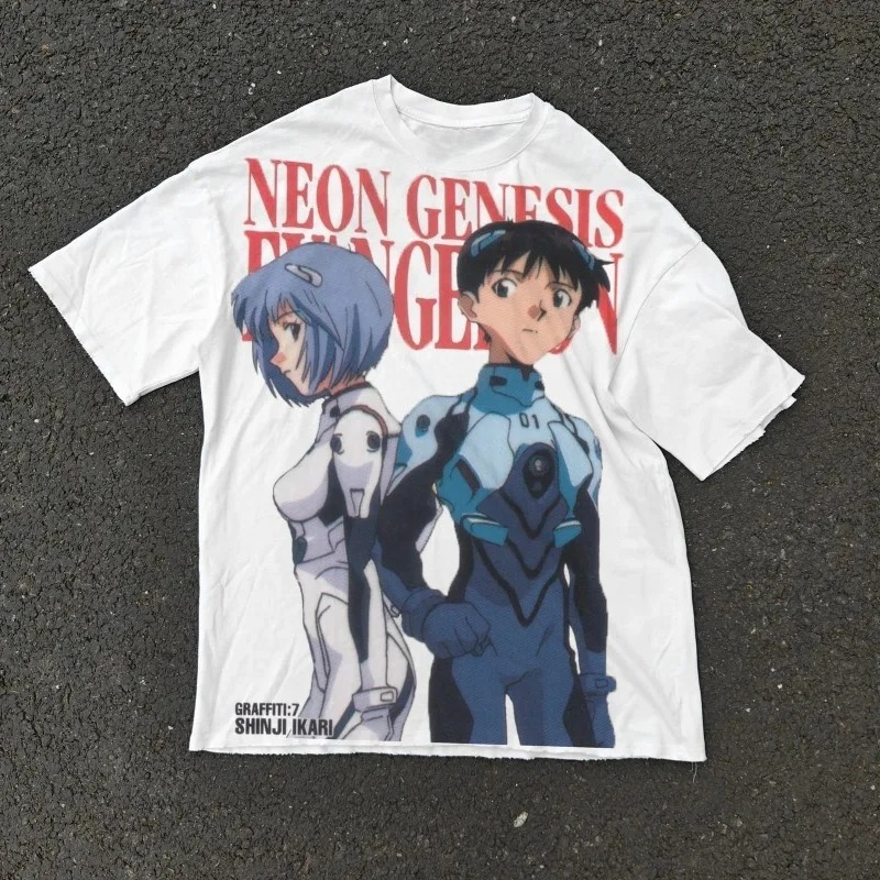 Women'S Shoes Rei - T-shirt style classique Neon Genesis Evangelion