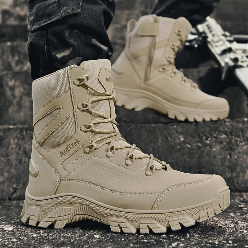 2025 nouvelles bottes tactique - Suede Ankle Boot avis et prix