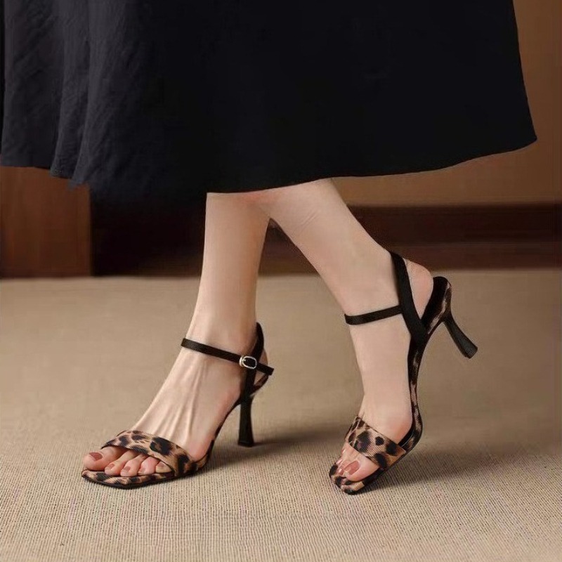 Sandales sexy à talons hauts i - Leopard Print Heels avis et prix