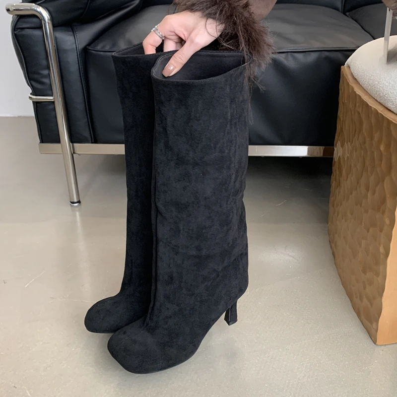 Eilyken hiver Style De rue bou - High Knee Heel Boots avis et prix