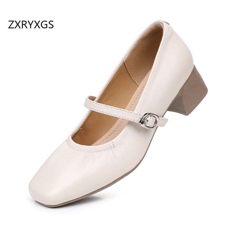 ZXRYXGS – chaussures en cuir v - Women Shoes Size 4 In Cm avis et prix