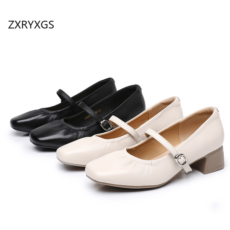 ZXRYXGS – chaussures en cuir v - Women Shoes Size 4 In Cm avis et prix