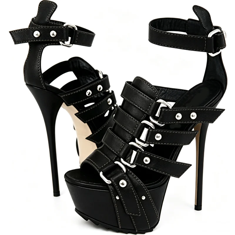Sandales à plateforme avec bou - Women'S Shoes Peep Toe avis et prix
