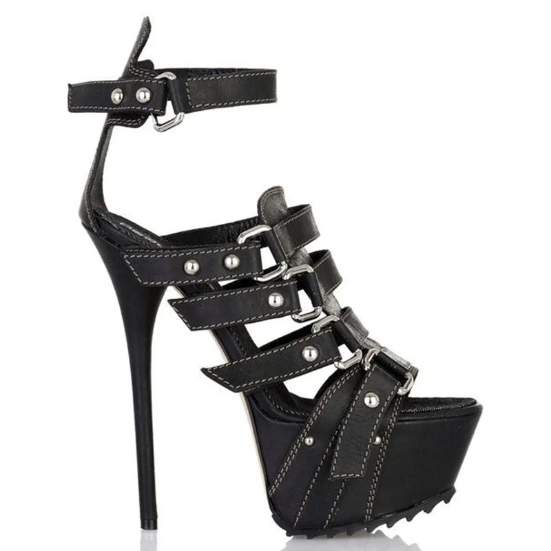 Sandales à plateforme avec bou - Women'S Shoes Peep Toe avis et prix