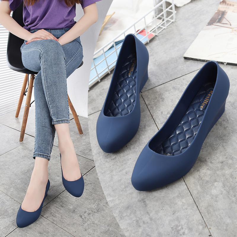 Chaussures compensées en PVC i - Women'S Shoes Navy Blue avis et prix