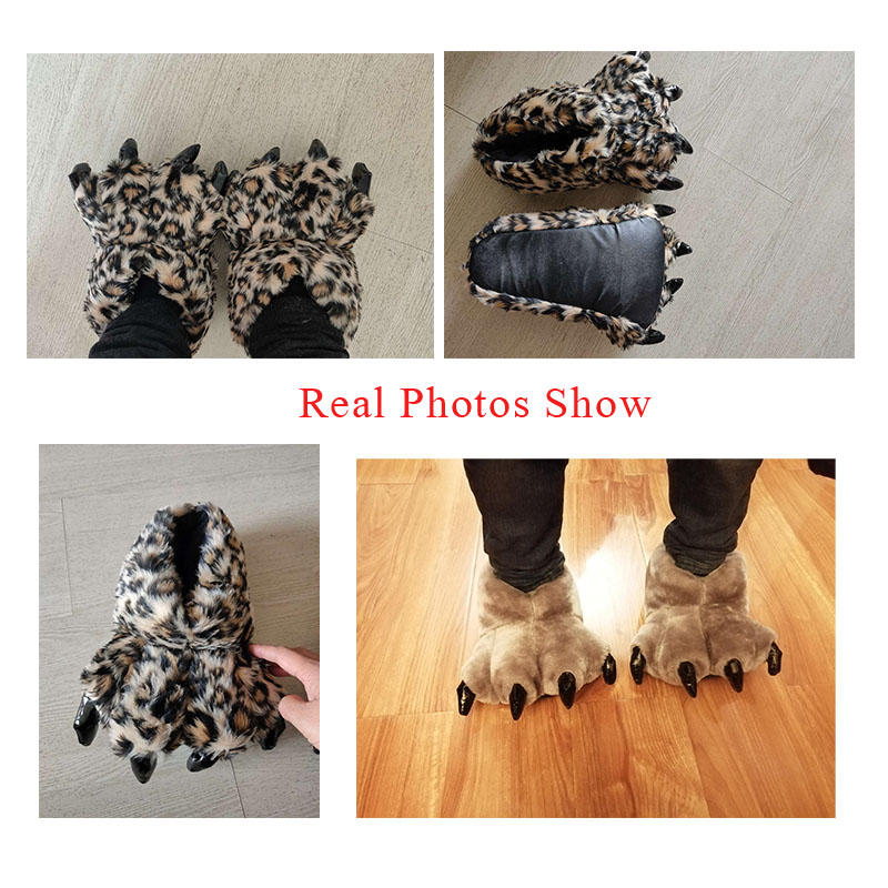 Taille 35-43 noir Animal patte - Women'S Shoes To Men'S avis et prix