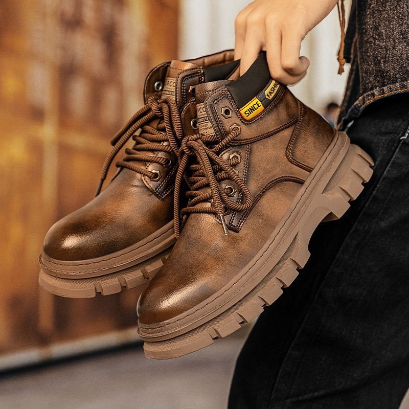 Vintage hommes plate-forme bot - Suede Ankle Boot avis et prix