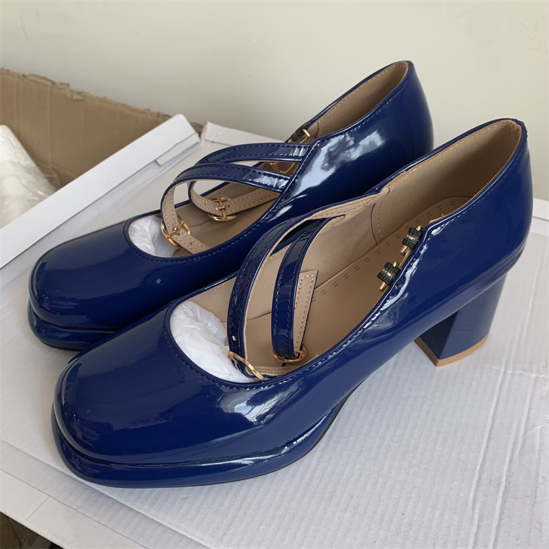 Escarpins élégants à talons ha - Women'S Shoes Navy Blue avis et prix