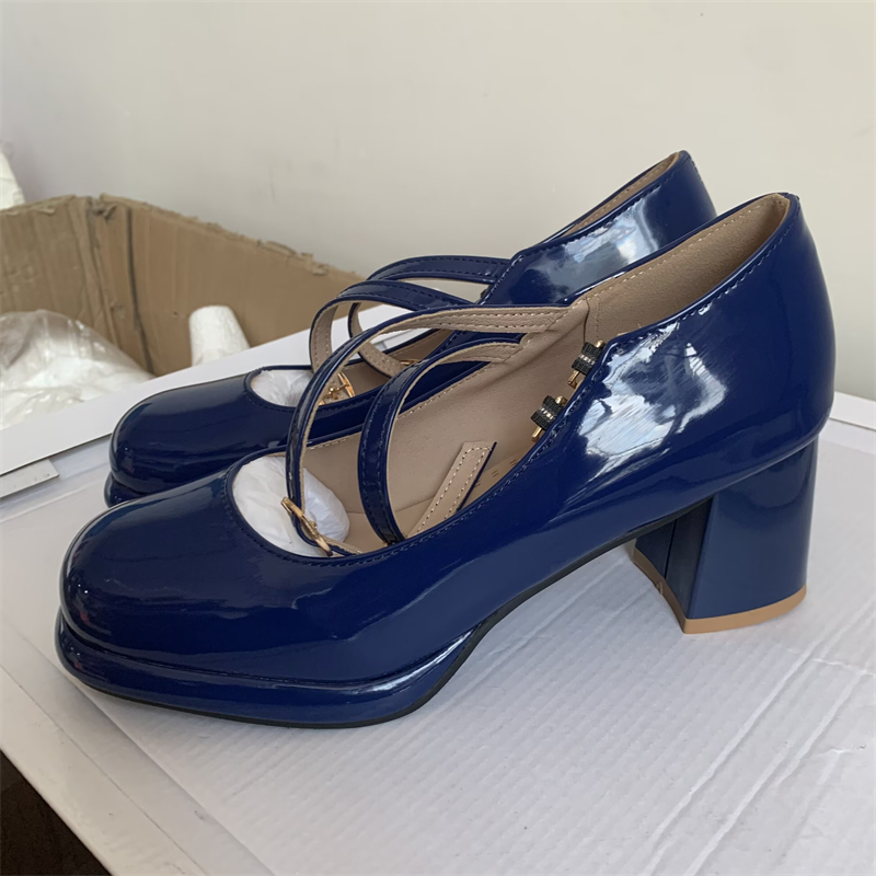 Escarpins élégants à talons ha - Women'S Shoes Navy Blue avis et prix