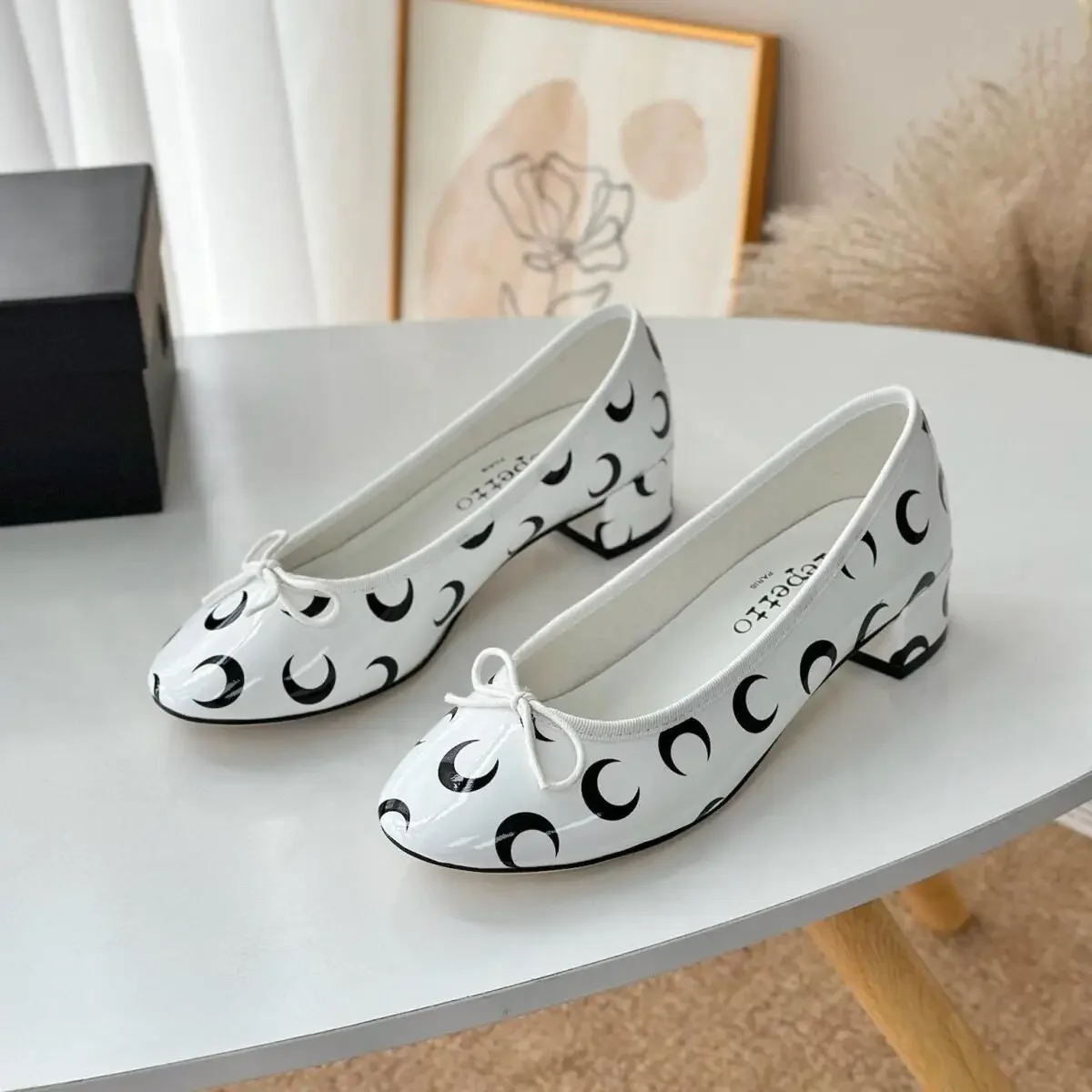 Ballerines à bout rond imprimé - Ballet Flat Women avis et prix