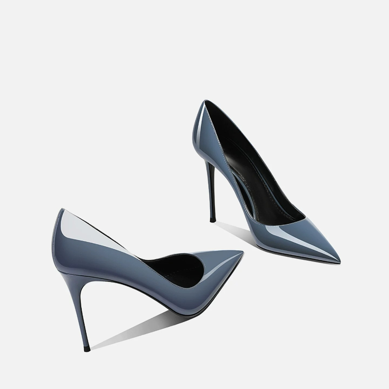 Chaussures à talons hauts gris - Women'S Shoes Navy Blue avis et prix
