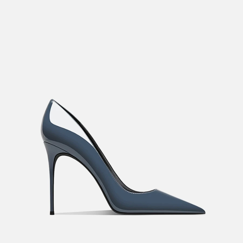 Chaussures à talons hauts gris - Women'S Shoes Navy Blue avis et prix