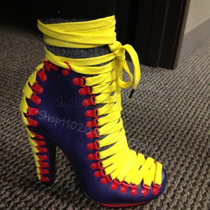 Nouvelles Bottines à Lacets Ja - Women'S Shoes Navy Blue avis et prix