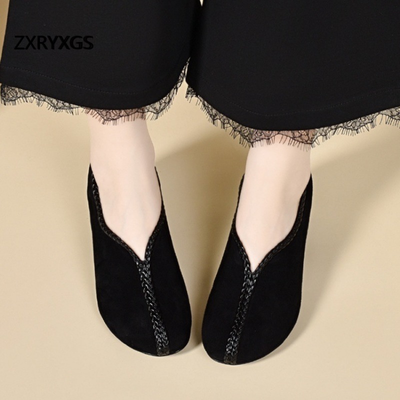 Chaussures noires en peau de m - Women Shoes Size 4 In Cm avis et prix