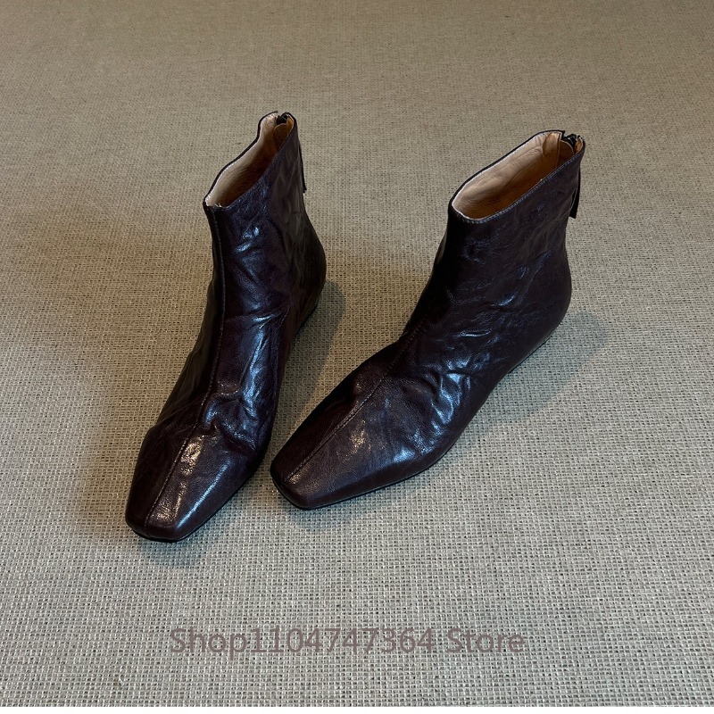 Bottines rétro en peau de mout - Women'S Shoes Hike avis et prix