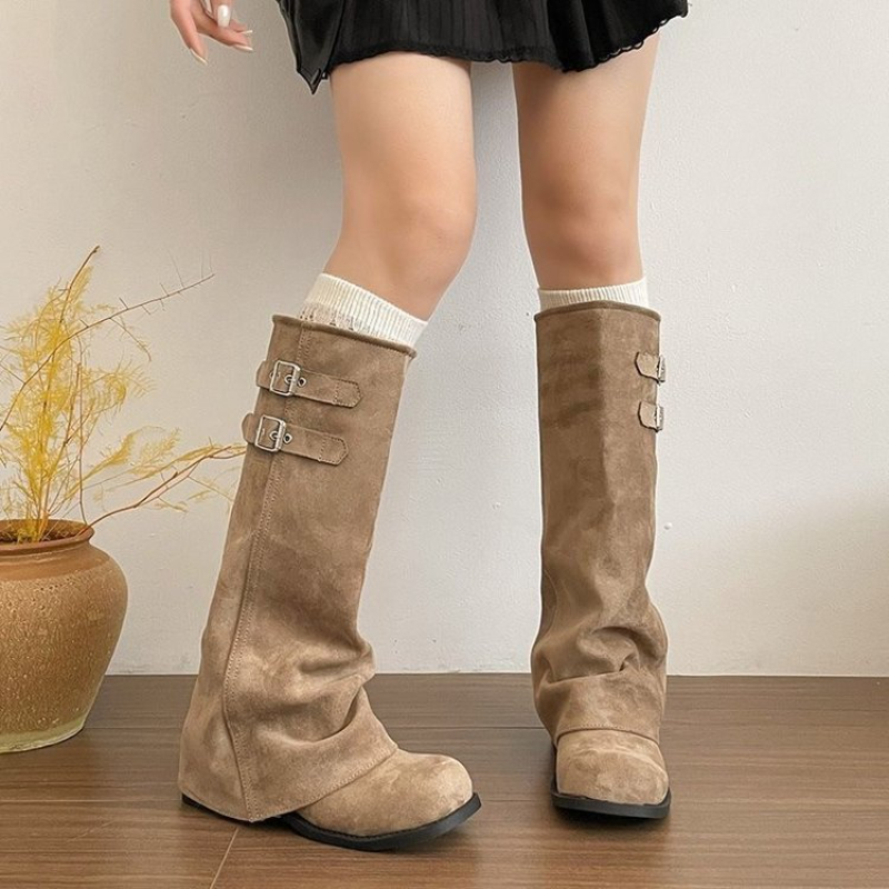 Bottes hauteur genou style rét - High Knee Heel Boots avis et prix