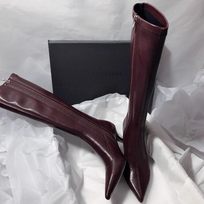 Bottes d'automne à talons aigu - High Knee Heel Boots avis et prix