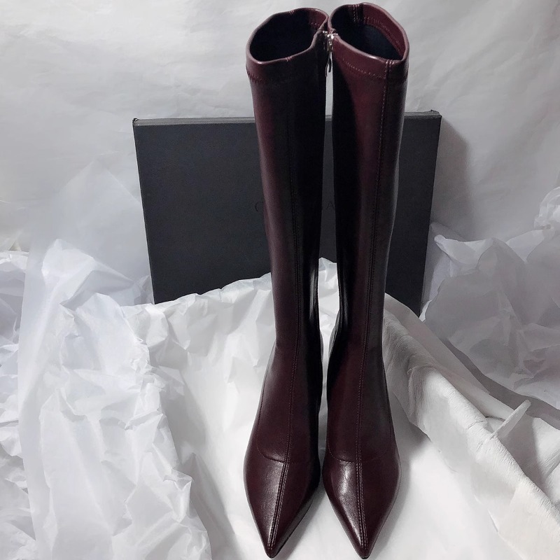 Bottes d'automne à talons aigu - High Knee Heel Boots avis et prix