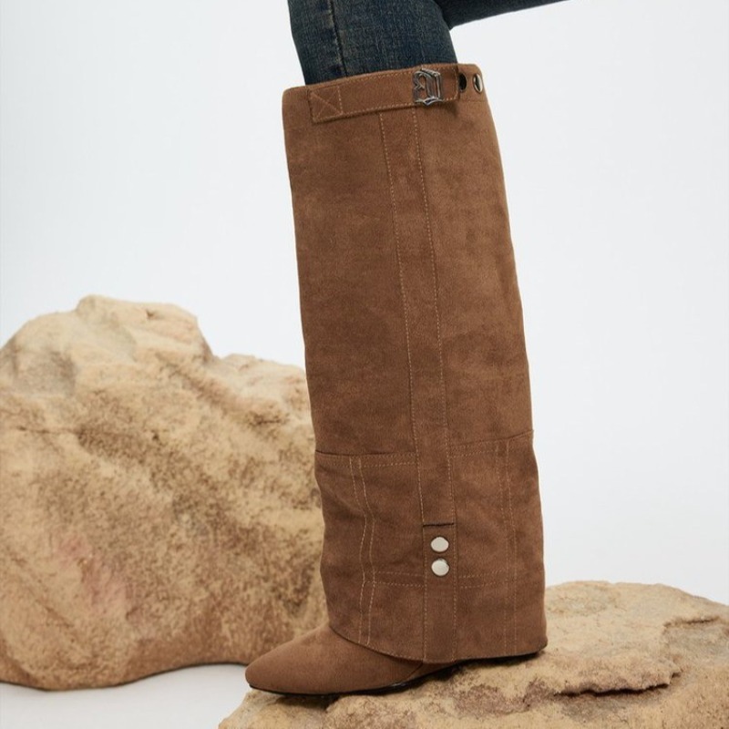 Femmes bottes chaussures confo - Suede Ankle Boot avis et prix