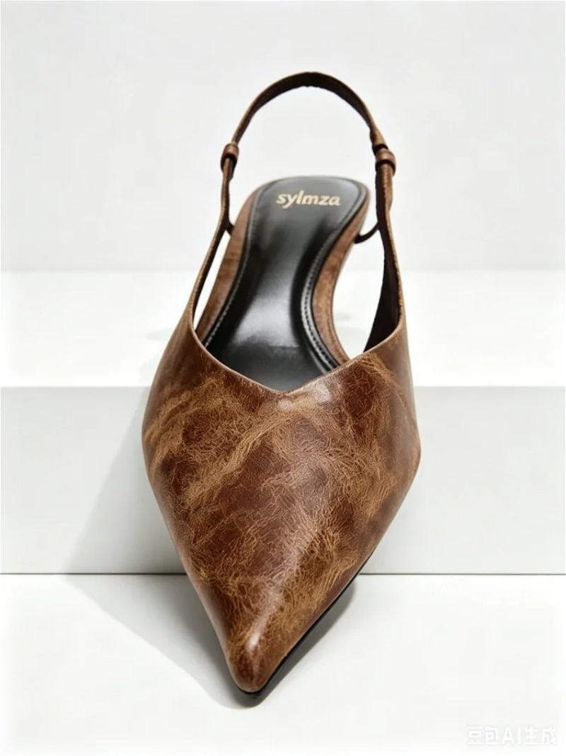 Escarpins de styliste à talons - Women Shoes Brown Colour avis et prix