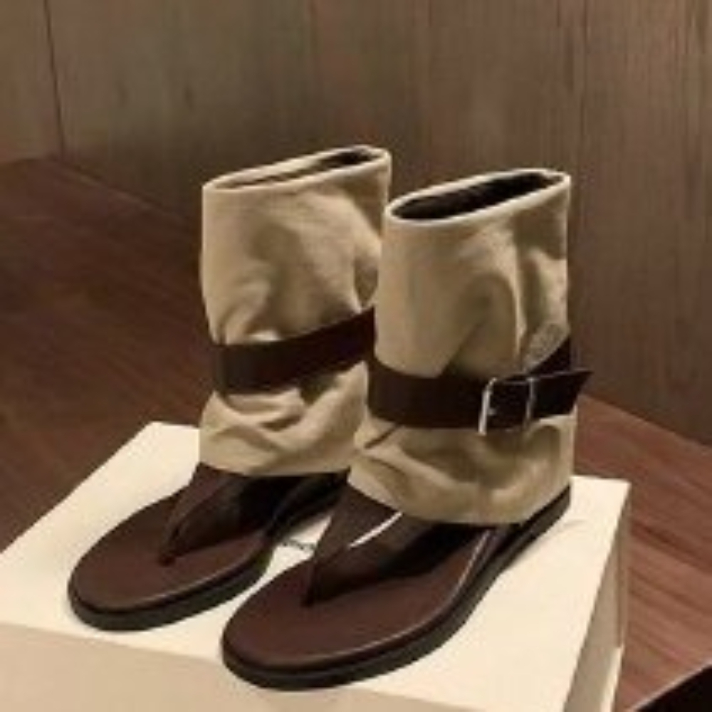 Sandales vintage à blocs de co - Suede Ankle Boot avis et prix