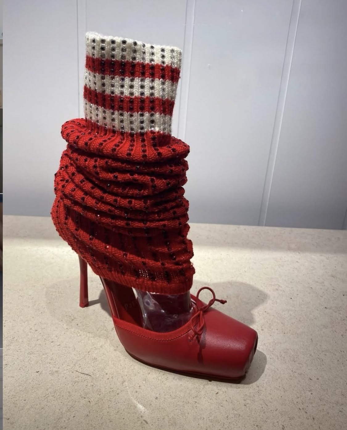 Sandales bottes chaussettes po - High Knee Heel Boots avis et prix